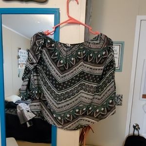 Off the shoulder shirt